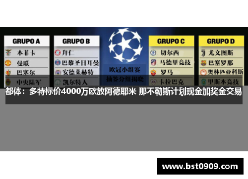 都体:多特标价4000万欧放阿德耶米 那不勒斯计划现金加奖金交易 都体:多特标价4000万欧放阿德耶米 那不勒斯计划现金加奖金交易